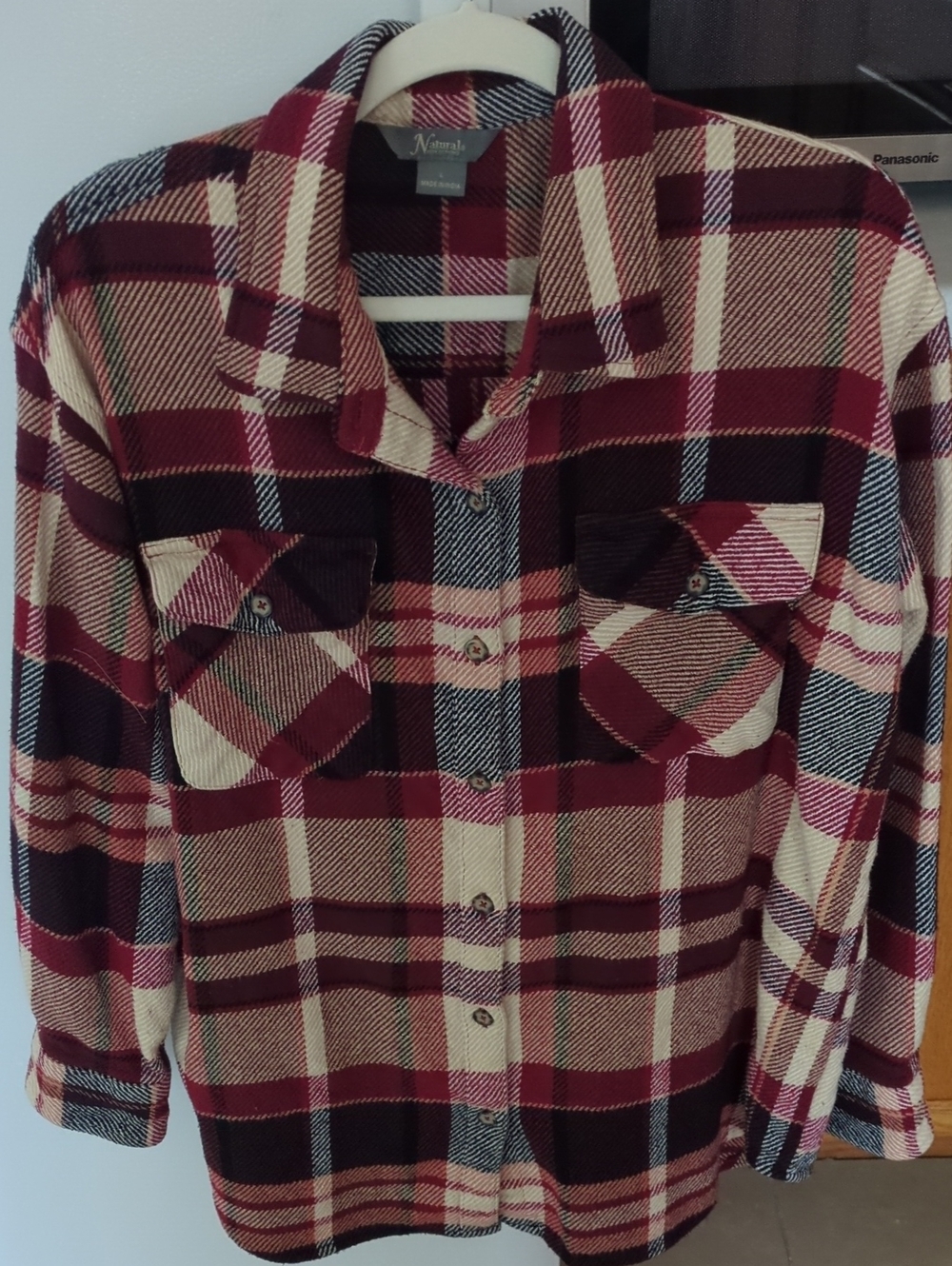 Size L Natural Reflections Flannel Shirt